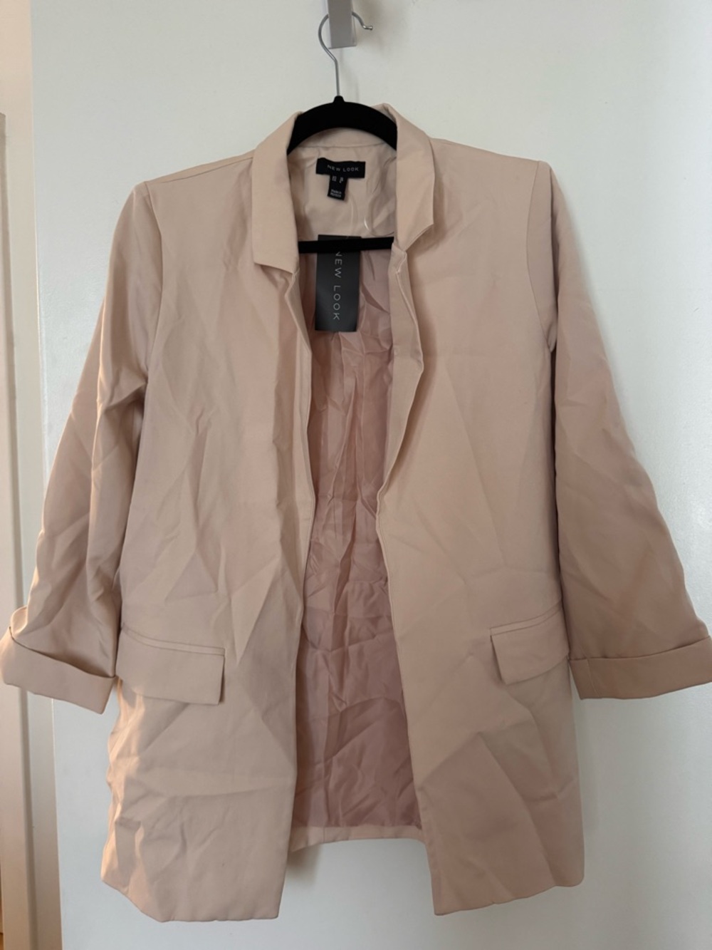 New Look Blush Pink Tailored Blazer